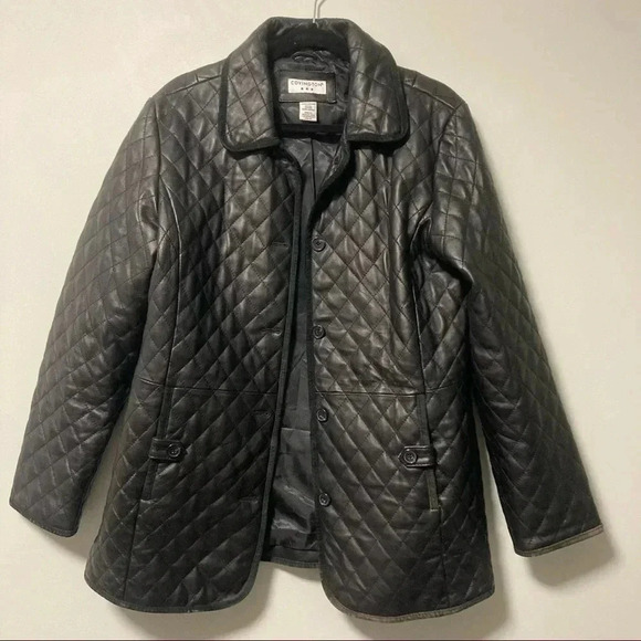 Covington  quilted leather jacket - Picture 1 of 5